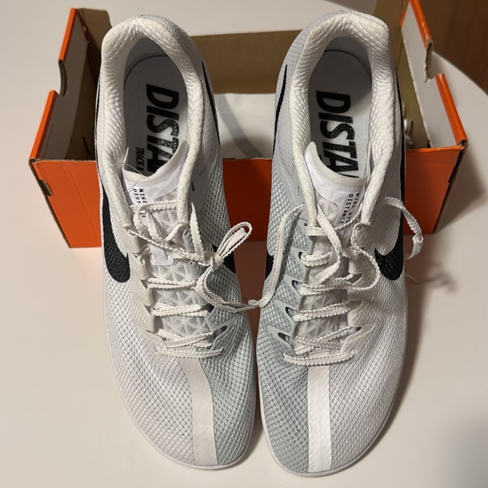 Nike Zoom Rival Distance size 12. Includes bag, tool and spikes NIB T1
